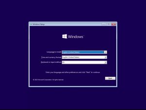 Cara install windows 10