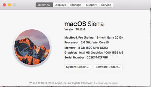 About this mac, cek kondisi mac