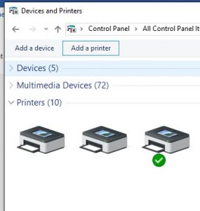 cara install network printer