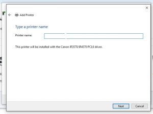 cara install network printer