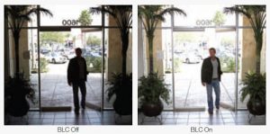 CCTV dapat bekerja dengan baik saat terjadi kondisi ketika sumber cahaya yang terang berada di belakang objek. Seseorang yang masuk melalui pintu adalah contoh yang paling umum.