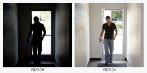 CCTV dapat bekerja dengan baik saat terjadi kondisi ketika sumber cahaya yang terang berada di belakang objek. Seseorang yang masuk melalui pintu adalah contoh yang paling umum.